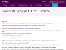 Tablet Screenshot of frag.cz