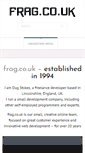 Mobile Screenshot of frag.co.uk